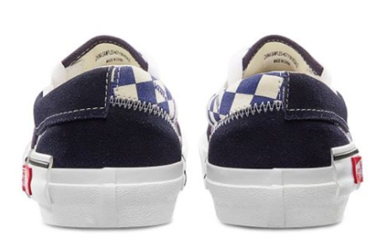 Lookbook バンズ スリッポン キャップ 青白チェッカー (Vans Slip-On Cap 青白チェッカー) VN03AWM5TLI-YC