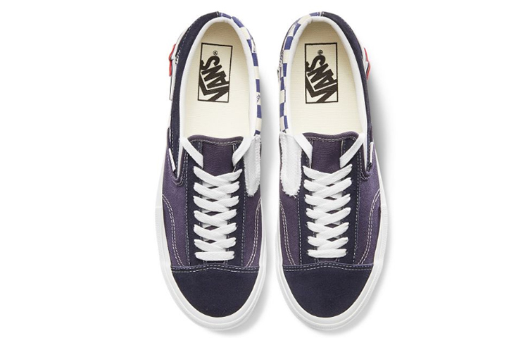 Shop バンズ スリッポン キャップ 青白チェッカー (Vans Slip-On Cap 青白チェッカー) VN03AWM5TLI-YC