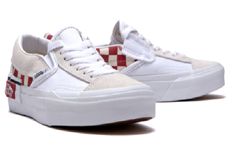 Lookbook ヴァンズ スリッポン キャップ (赤チェッカー) VN0A3WM5TLJYC