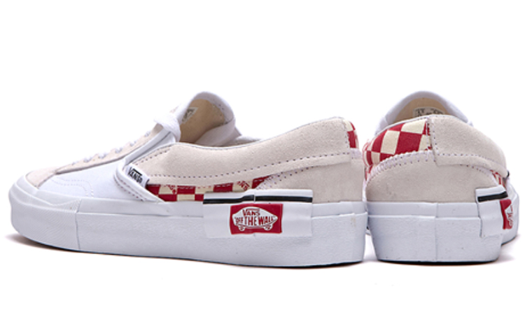 Shop ヴァンズ スリッポン キャップ (赤チェッカー) VN0A3WM5TLJYC