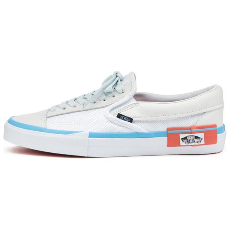 Buy ヴァンズ スリッポン キャップチェック 白 (Vanz Surippon Kyappu Chekku Shiro) VN0A3WM524C