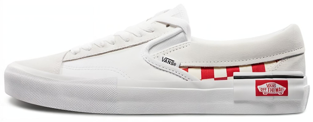 Vans Slip-On Cap Low Top Kasut Skate Unisex Merah Grid Putih VN0A3WM5TLJ Buy Vans Slip-On Cap Low Top Kasut Skate Unisex Merah Grid Putih VN0A3WM5TLJ