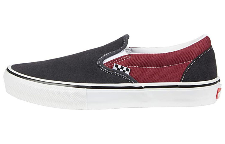 Buy Vans Slip-On Kasual Skateboarding Unisex Hitam Merah VN0A5FCA249