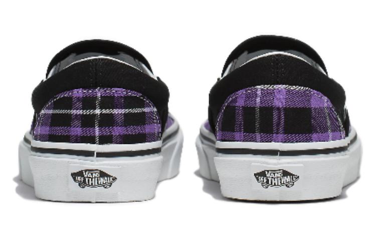 Lookbook Vans 滑入式 經典款 舒適風範經典 防滑耐磨 低筒 滑板鞋 男女通款 黑紫色