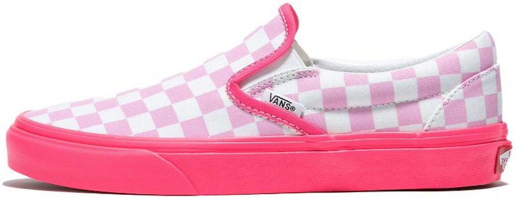 Vans slip-on CUSTOMS NEON 'Pink Checkerboard' VN0A3VC1444 Buy Vans slip-on CUSTOMS NEON 'Pink Checkerboard' VN0A3VC1444