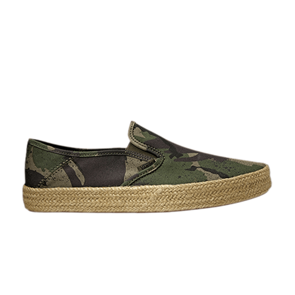 Vans Slip-On Espadrille 'Shore Camo' VN0A3MVBR2Y