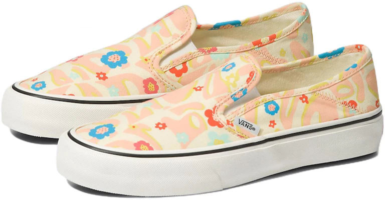 Vans Slip-On Groovy Floral VR3 SF 'Pink Yellow' Bunga Kuning Merah Muda VN0A4BX8YQ1 Lookbook Vans Slip-On Groovy Floral VR3 SF 'Pink Yellow' Bunga Kuning Merah Muda VN0A4BX8YQ1