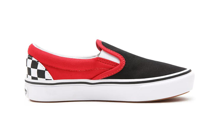 Order 반스 슬립온 K 슈즈 블랙/레드 (Vans Slip-on K Shoes Black/Red) 

or shorter:

반스 슬립온 K 검/빨 VN0A4U1S35U