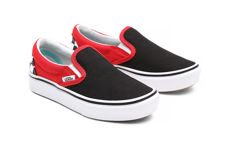 Lookbook Vans Slip-On K Scarpe Nero/Rosso VN0A4U1S35U