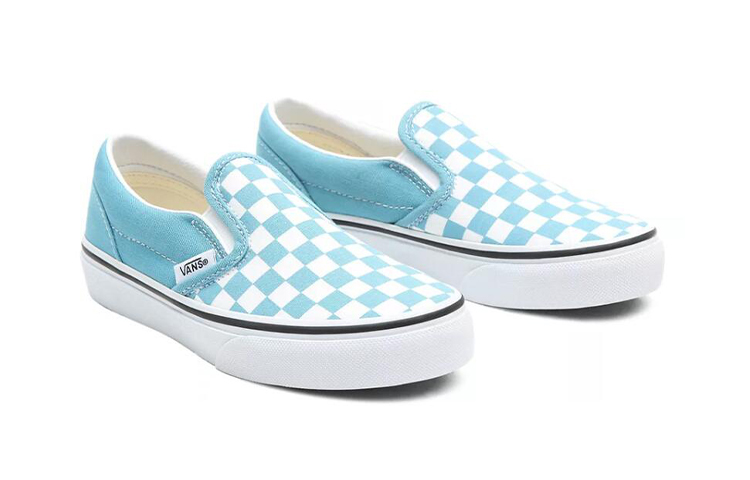 Lookbook Vans Slip-On Kinderschoenen Blauw/Wit VN0A4BUT30Y