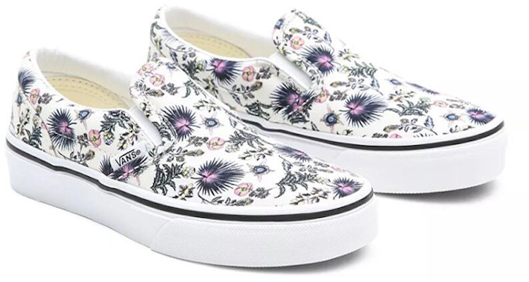 Vans Classic 懒人鞋 花卉白色 童鞋 VN0A4BUT30R Lookbook Vans Classic 懒人鞋 花卉白色 童鞋 VN0A4BUT30R