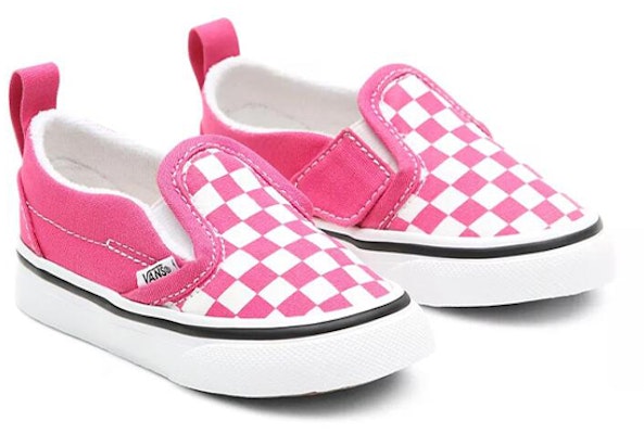 幼童 Vans 套腳鞋 粉白格 Lookbook 幼童 Vans 套腳鞋 粉白格