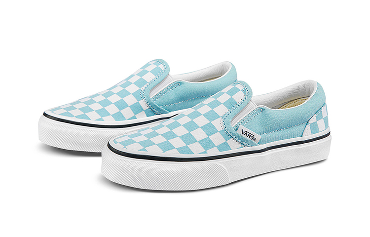 Order Vans スリッポン ローカット (青/白) VN0A5KXM7TC