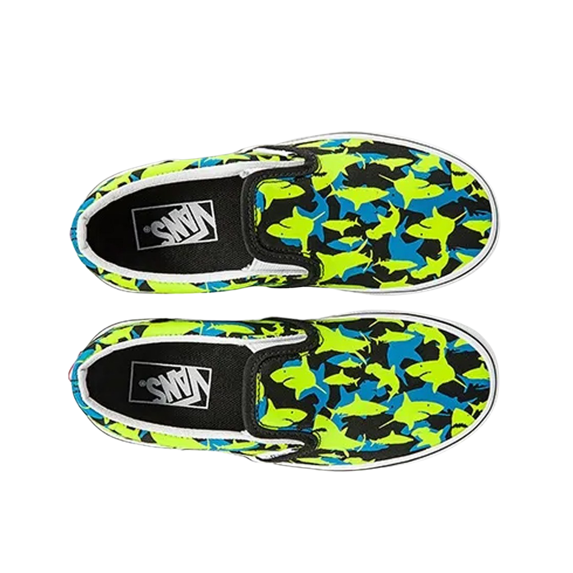 Order 中童 Vans slip-on 低幫 兒童板鞋 綠藍黑