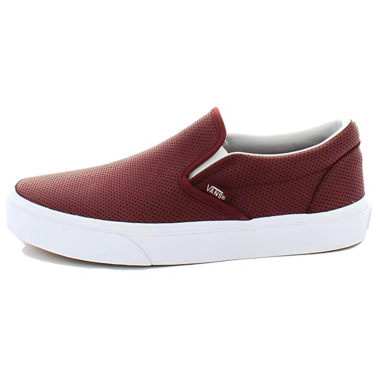 Vans Slip-On Low Top Casual Skate Shoes Unisex Red