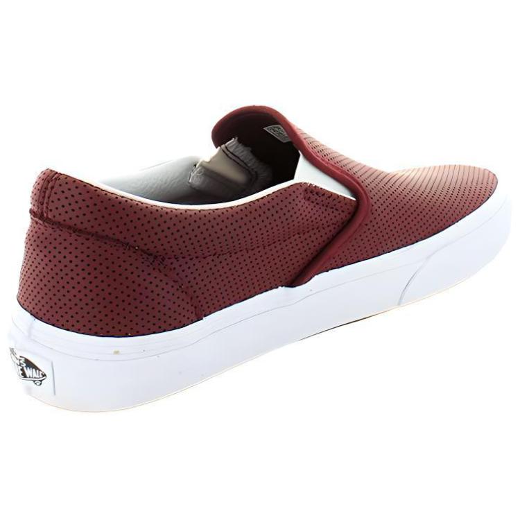 Vans Slip-On Low Top Casual Skate Shoes Unisex Red 圖 3