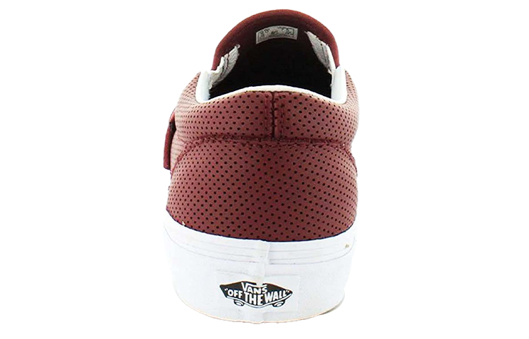 Vans Slip-On Low Top Casual Skate Shoes Unisex Red 圖 4