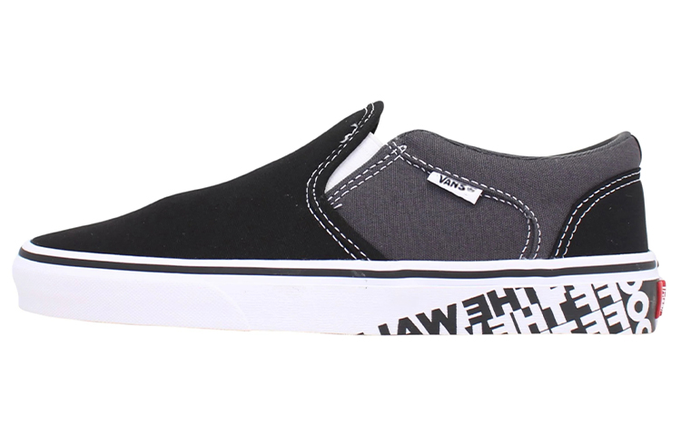 Buy Vans 黑色低帮滑板鞋 休闲便鞋 VN000SEQ0PX