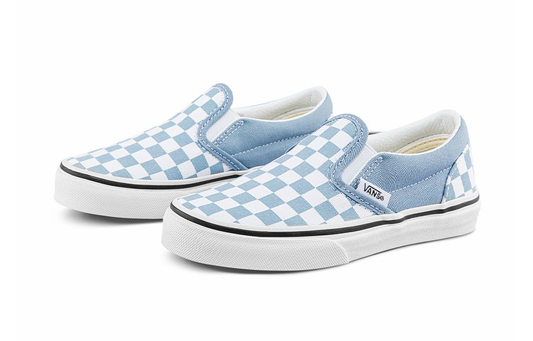 Vans Slip-On Low Tops Casual Skateboarding Shoes Blue 圖 2