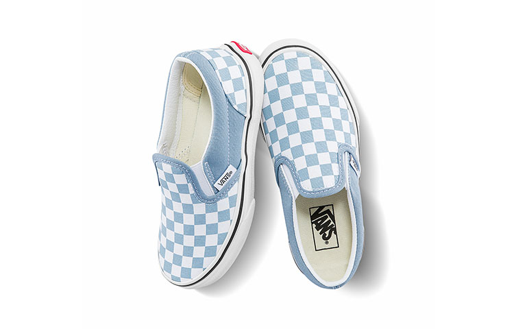 Vans Slip-On Low Tops Casual Skateboarding Shoes Blue 圖 4