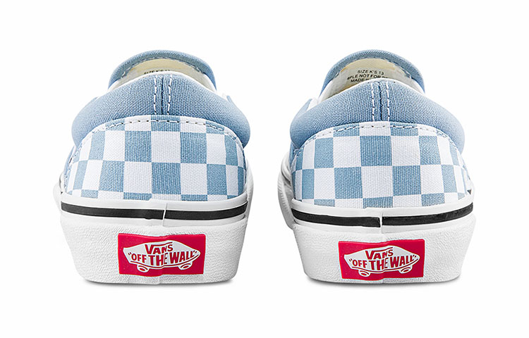 Vans Slip-On Low Tops Casual Skateboarding Shoes Blue 圖 5