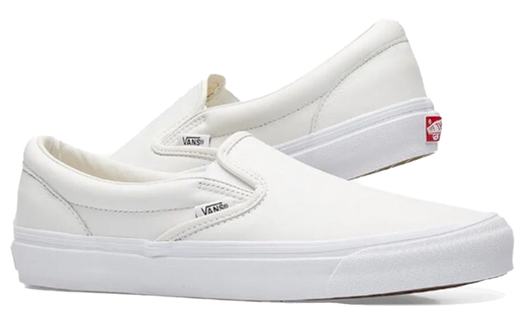 Shop Vans Slip-On LX Cuir ''Blanc'' VN000UDF1NT