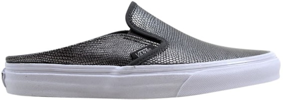 Vans Slip-On Mule Embossed Leather 'Grey' VN0004KTIDQ Vans Slip-On Mule Embossed Leather 'Grey' VN0004KTIDQ