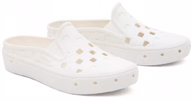 Lookbook Vans 便鞋 Mule TRK 百搭休閒防滑耐磨 運動涼鞋 男女同款 白色