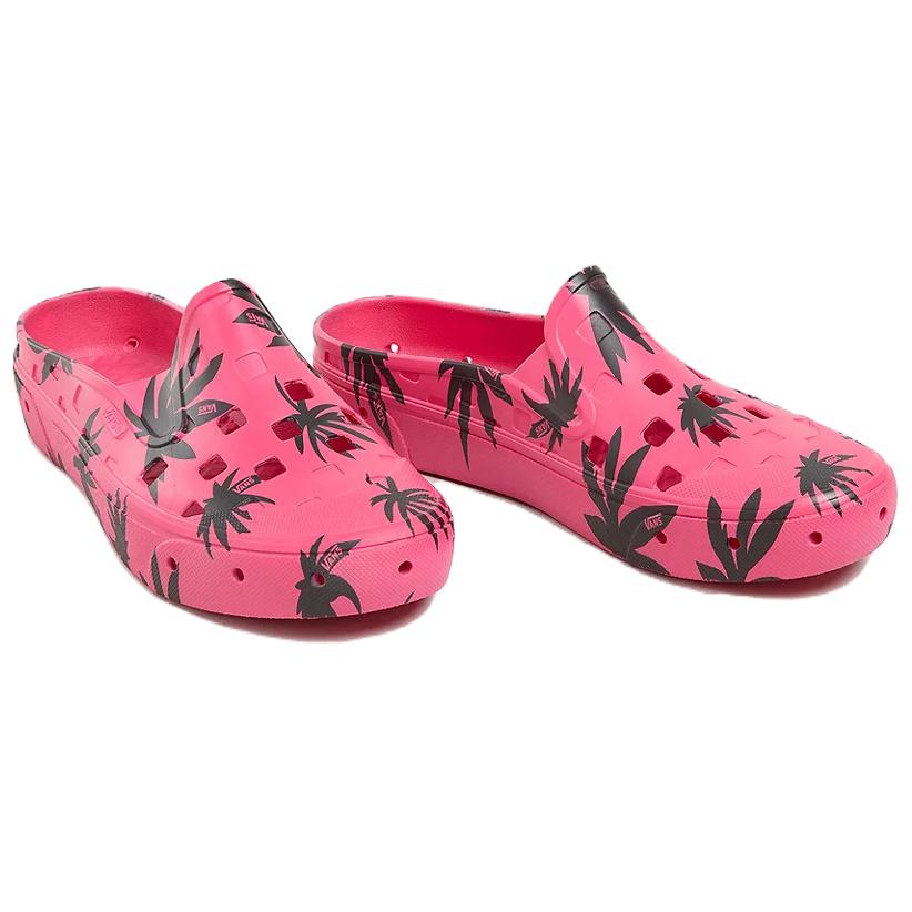 Lookbook ヴァンズ スリップオンミュール TRK "パームピンクグロー" VN0005V8YU2