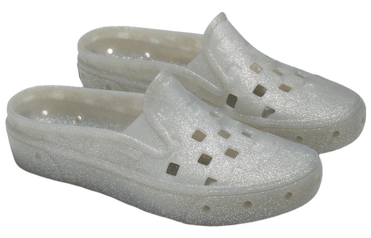 Order Vans Slip-On Mule TRK Glitter Shoes 'Grey' VN0005V8BGF