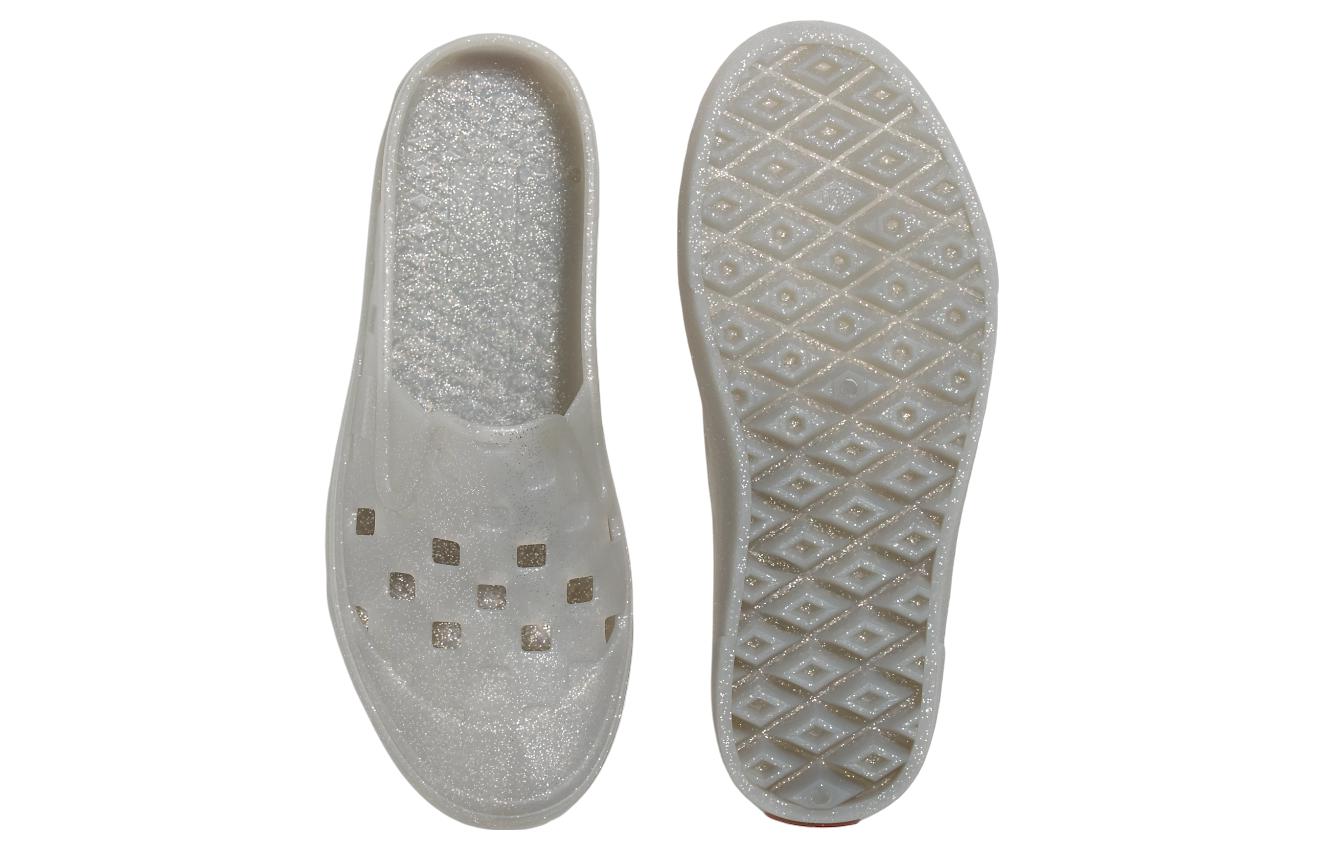 Lookbook Vans Slip-On Mule TRK Glitter Shoes 'Grey' VN0005V8BGF