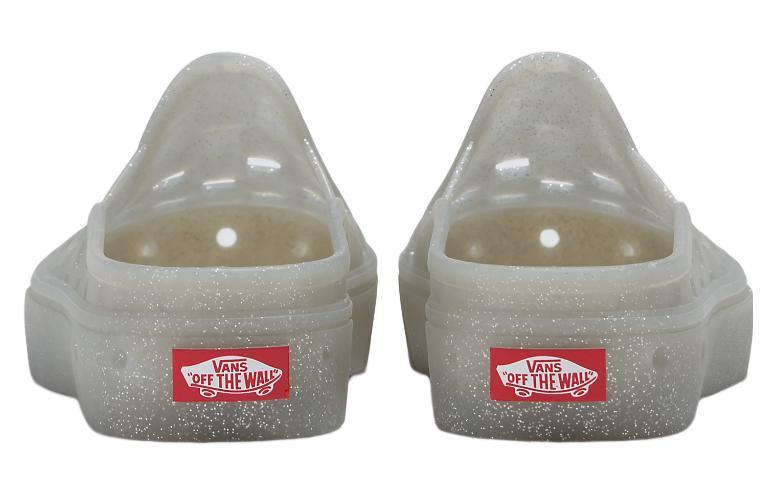 Shop Vans 闪粉灰色穆勒鞋 VN0005V8BGF