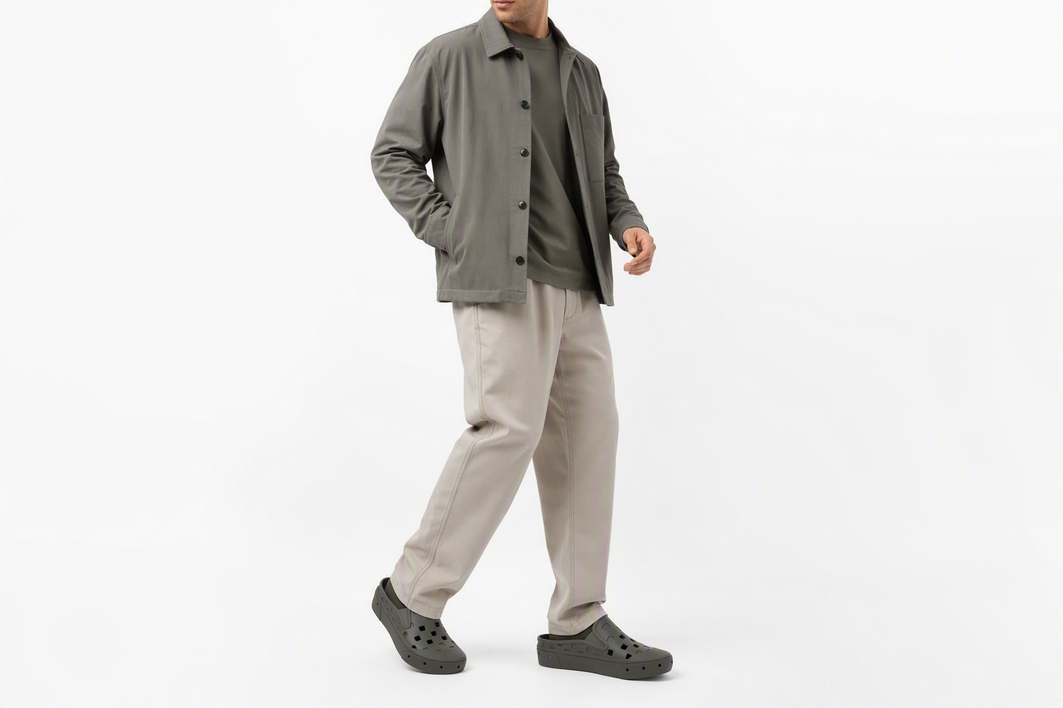 Order Vans 便鞋式 無帶拖鞋 TRK 百搭休閒防滑耐磨 運動涼鞋 男女同款 灰色