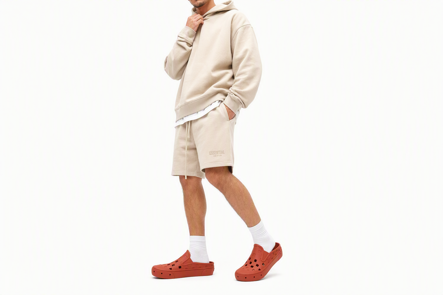 Order Vans Slip-On 女款凉拖鞋 “红色” VN0005V8GWP