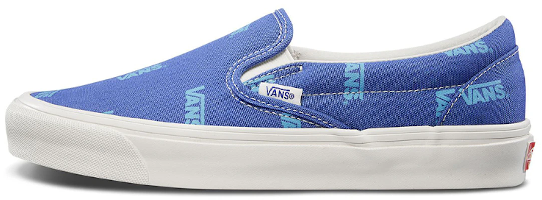 Vans Slip-On Mehrfarbiges Logo Blau VN0A45JKVQF Buy Vans Slip-On Mehrfarbiges Logo Blau VN0A45JKVQF