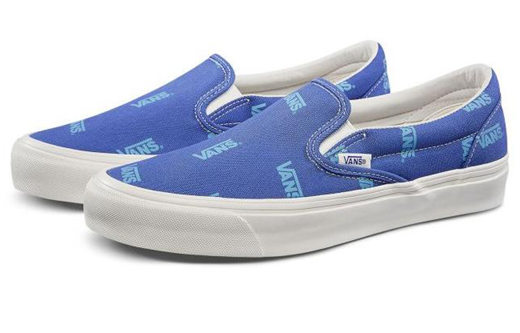 Order Vans Slip-On Mehrfarbiges Logo Blau VN0A45JKVQF