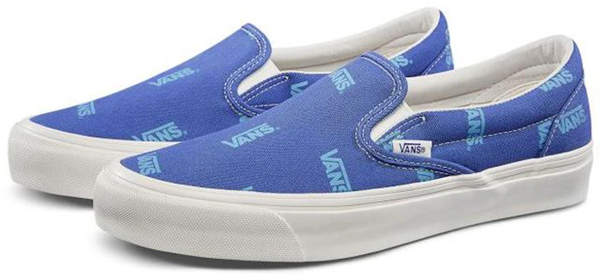 Vans Slip-On Mehrfarbiges Logo Blau VN0A45JKVQF Order Vans Slip-On Mehrfarbiges Logo Blau VN0A45JKVQF