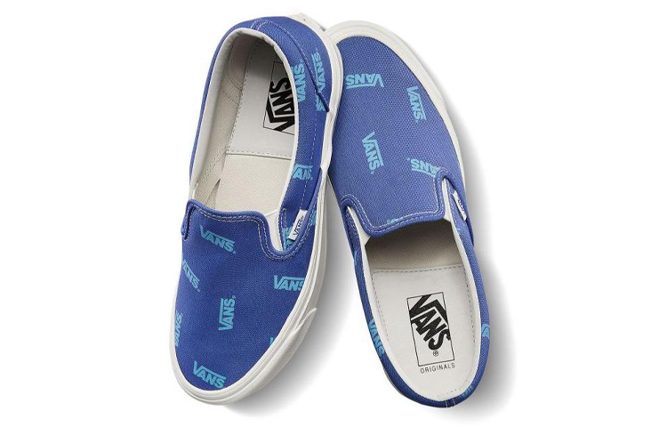 Purchase Vans Slip-On Mehrfarbiges Logo Blau VN0A45JKVQF