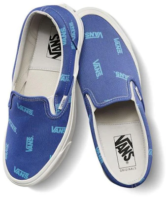 Vans Slip-On Mehrfarbiges Logo Blau VN0A45JKVQF Purchase Vans Slip-On Mehrfarbiges Logo Blau VN0A45JKVQF