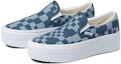 Lookbook Vans Slip-On Multi Check 'Biru Putih' VN0A7Q5RBLU