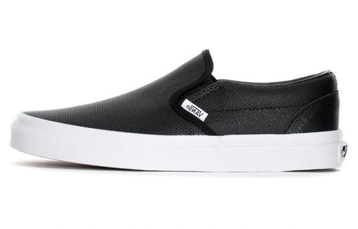 Vans Slip-On Perforated Leather 'Black'
