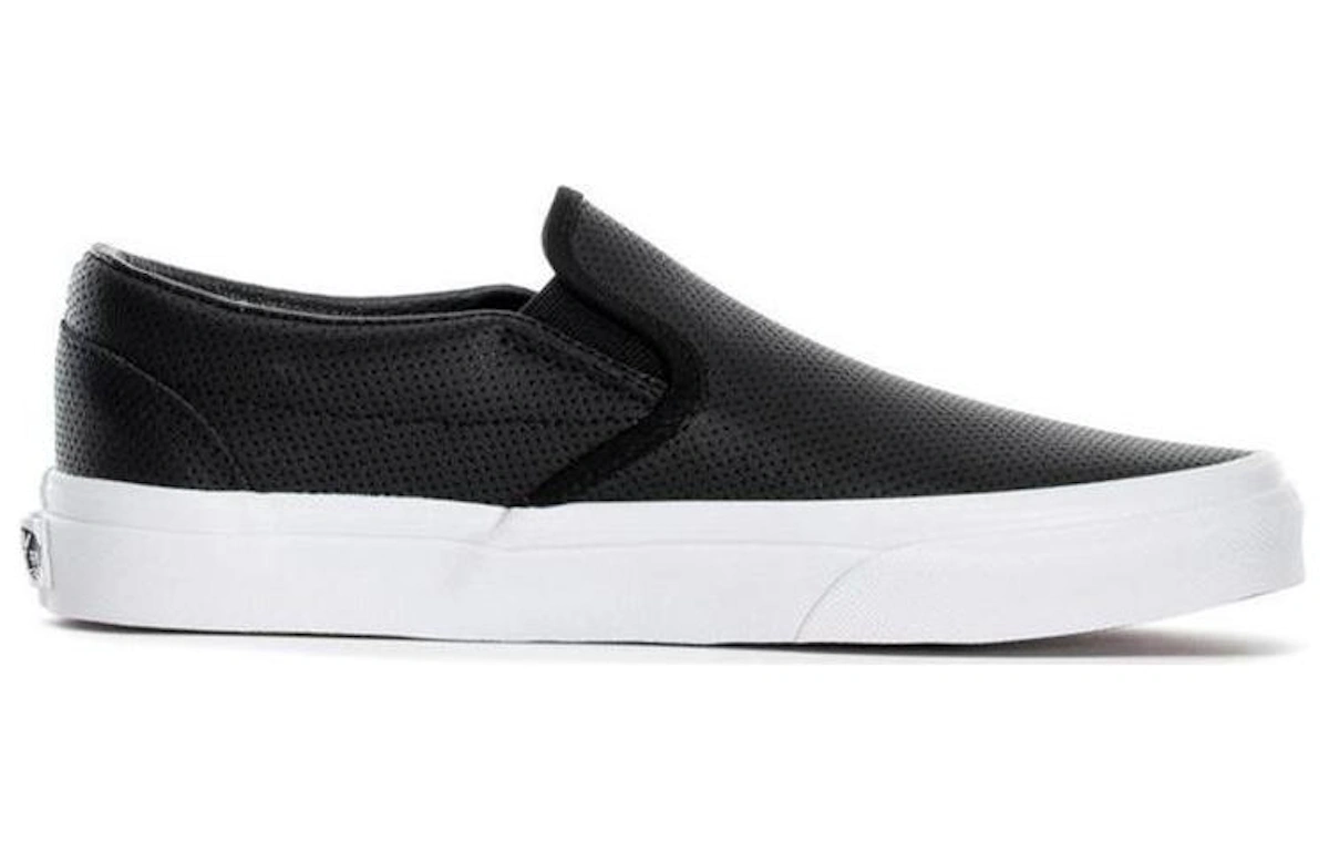 Vans Slip-On Perforated Leather 'Black'