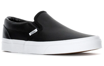 Vans Slip-On Perforated Leather 'Black'