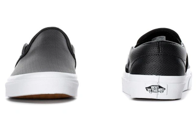 Vans Slip-On Perforated Leather 'Black'