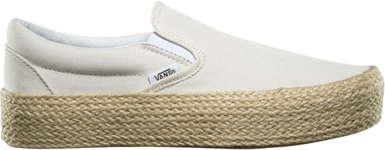 ヴァンズ スリッポン 厚底 エスパドリーユ "マシュマロ" VN0A3NARFS8 Buy ヴァンズ スリッポン 厚底 エスパドリーユ "マシュマロ" VN0A3NARFS8