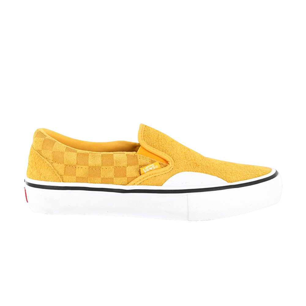 Vans Slip-On Pro 'Hairy Suede - Banana Checker' VN0A347VRGH