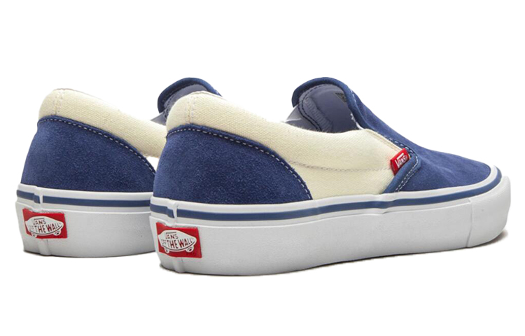 Lookbook Vans Slip-On Pro 'Navy White' Lelaki Perempuan Kasut VN0A347V10C