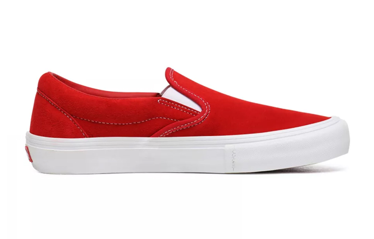 Order Vans Slip-On Pro 'Suede - Merah' VN0A347VAJL