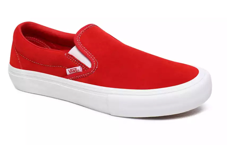 Shop Vans Slip-On Pro 'Suede - Merah' VN0A347VAJL