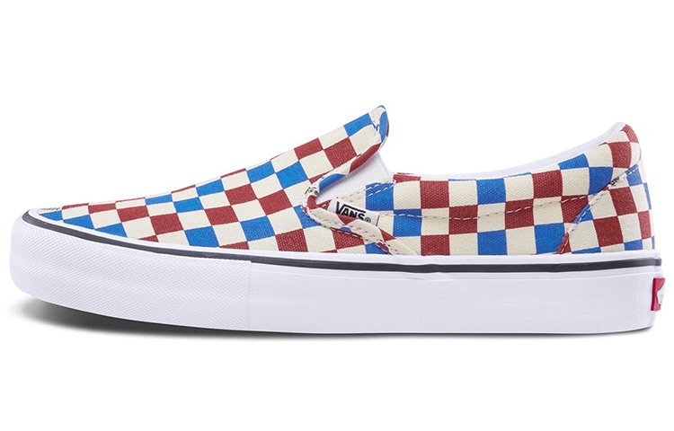 Vans Slip-On Pro Checkerboard Blue/Red VN0A347VUHY